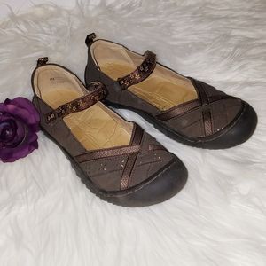 J 41 Adventure On Jeep top strap flats brown 6